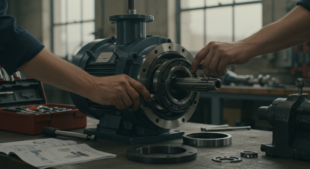 Installer une garniture mécanique dans une pompe centrifuge