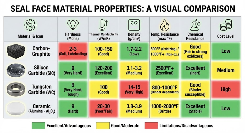 Types of Mechanical Seal Face Materials 1 image 8