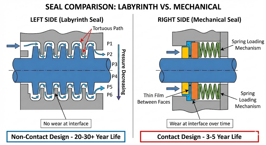 Labyrinth Mechanical Seal vs Mechanical Seal: What Is the Difference 1 image 9