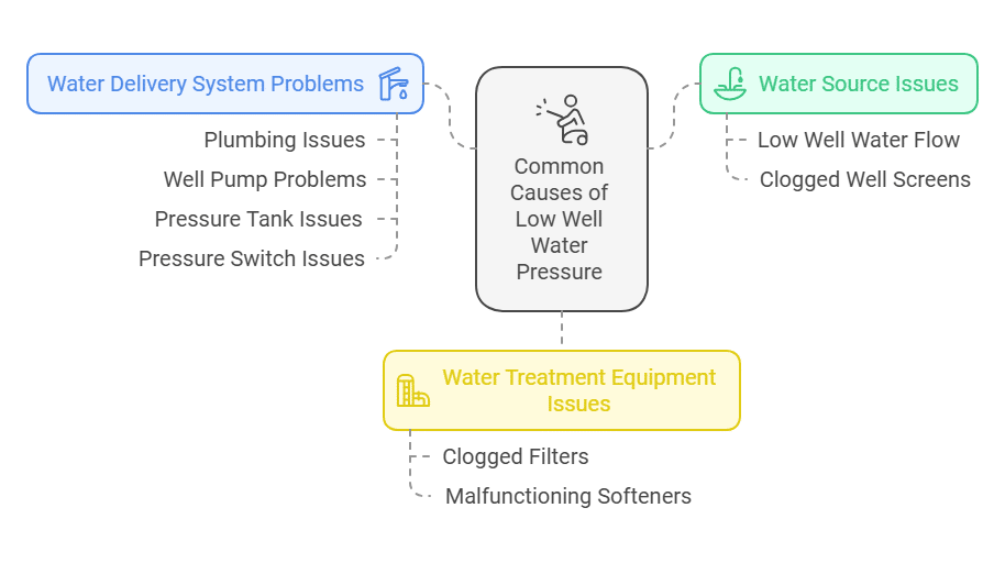 Causes of Low Well Water Pressure